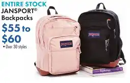 Boscov's JANSPORT Backpacks offer