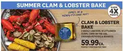 Kings Food Markets CLAM & LOBSTER BAKE offer