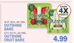 Kings Food Markets 12 CT. 18 FL. OZ. PKG. 5672706|5672695 BARS 6 CT. 14.7 FL. OZ. PKG. OUTSHINE FRUIT BARS offer