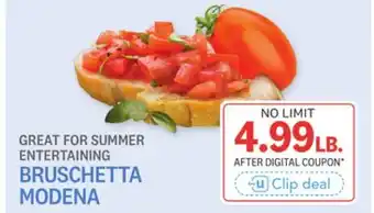 Kings Food Markets BRUSCHETTA MODENA offer