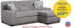 Boscov's Margate Sofa Chaise offer