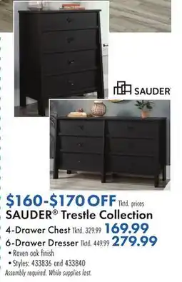 Boscov's SAUDER Trestle Collection offer