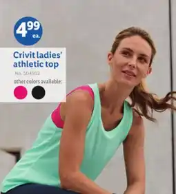 Lidl Crivit ladies' athletic top offer
