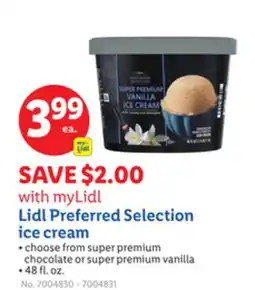 Lidl Lidl Preferred Selection ice cream offer