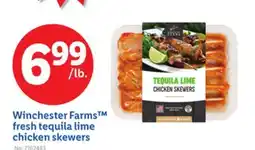 Lidl Winchester Farms Fresh Tequila Lime Chicken Skewers offer