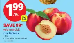 Lidl nectarines offer