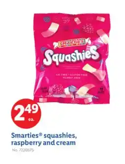 Lidl Smarties squashies, raspberry and cream offer