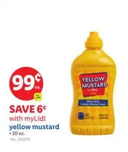 Lidl yellow mustard offer