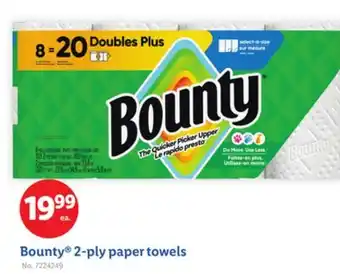 Lidl Bounty 2-ply paper towels offer