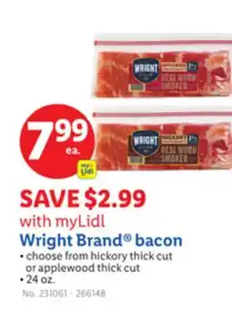 Lidl Wright Brand bacon offer