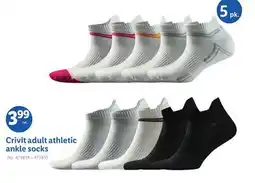 Lidl Crivit adult athletic ankle socks offer