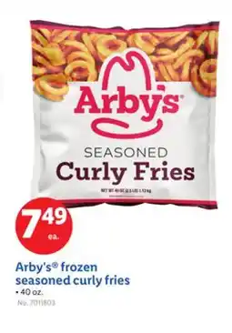 Lidl Arby's frozen seasoned curly fries offer