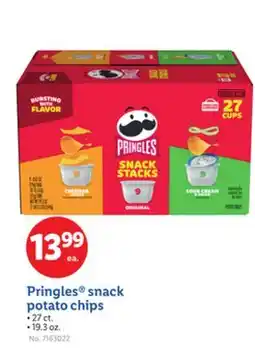 Lidl Pringles Snack Potato Chips offer