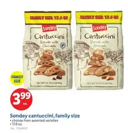 Lidl Sondey cantuccini, family size offer