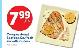 Lidl Congressional Seafood Co. fresh swordfish steak offer
