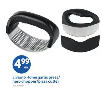 Lidl Livarno Home garlic press/herb chopper/pizza cutter offer