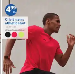 Lidl Crivit men's athletic shirt offer