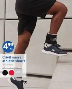 Lidl Crivit men's athletic shorts offer
