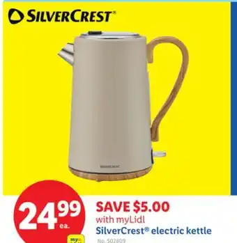 Lidl SilverCrest electric kettle offer
