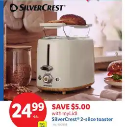 Lidl SilverCrest 2-slice toaster offer