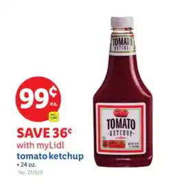 Lidl tomato ketchup offer