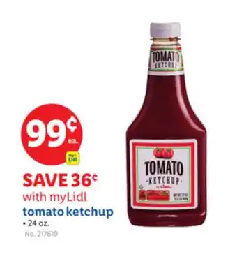 Lidl tomato ketchup offer