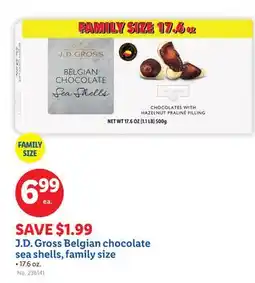 Lidl J. D. Gross Belgian chocolate sea shells, family size offer