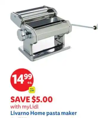 Lidl Livarno Home pasta maker offer