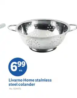 Lidl Livarno Home stainless steel colander offer