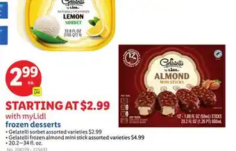 Lidl frozen desserts offer