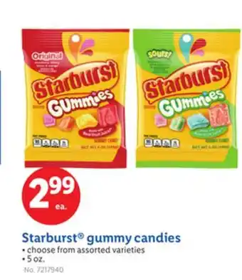 Lidl Starburst gummy candies offer