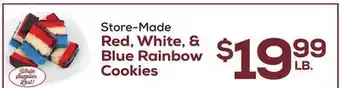 DeCicco & Sons Red, White, & Blue Rainbow Cookies offer