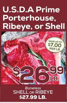 DeCicco & Sons Boneless SHELL or RIBEYE offer