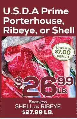 DeCicco & Sons Boneless SHELL or RIBEYE offer