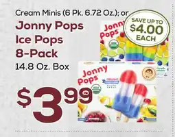 DeCicco & Sons Jonny Pops Ice Pops 8-Pack 14.8 Oz. Box offer