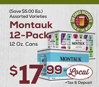 DeCicco & Sons Montauk 12-Pack offer