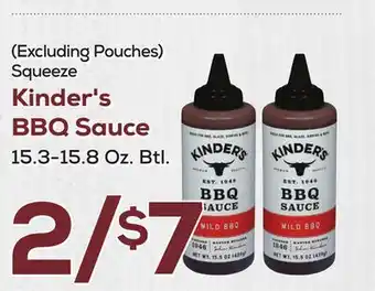 DeCicco & Sons Kinder's BBQ Sauce offer