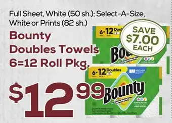 DeCicco & Sons Bounty Doubles Towels offer