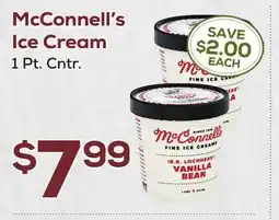 DeCicco & Sons McConnell's Ice Cream offer