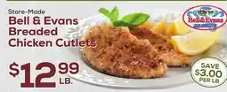 DeCicco & Sons Bell & Evans Breaded Chicken Cutlets offer