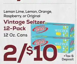 DeCicco & Sons Vintage Seltzer 12-Pack offer
