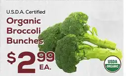 DeCicco & Sons Organic Broccoli Bunches offer