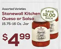 DeCicco & Sons Stonewall Kitchen Queso or Salsa offer