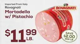 DeCicco & Sons Rovagnati Mortadella w/Pistachio offer