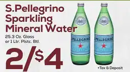 DeCicco & Sons S. Pellegrino Sparkling Mineral Water offer
