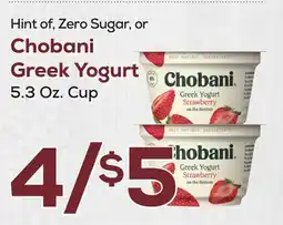 DeCicco & Sons Chobani Greek Yogurt offer