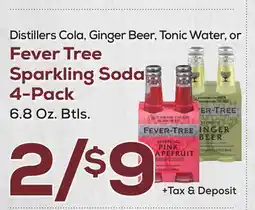 DeCicco & Sons Fever Tree Sparkling Soda 4-Pack offer