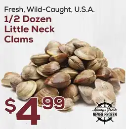 DeCicco & Sons 1/2 Dozen Little Neck Clams offer