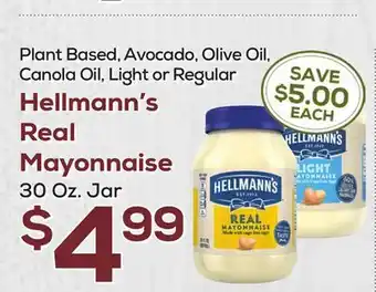 DeCicco & Sons Hellmann's Real Mayonnaise offer