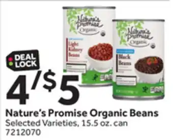 Stop&Shop Nature's Promise Organic Beans offer